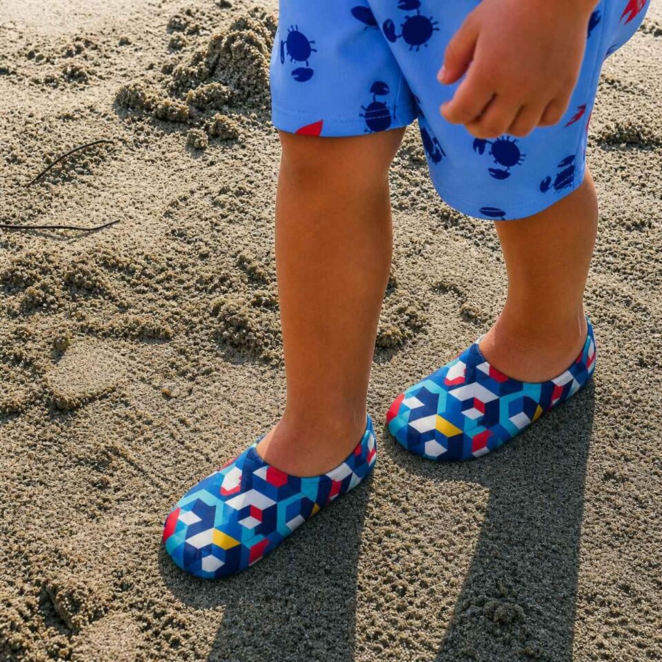 GrippToes Kaymaz Damla Tabanlı Deniz&Havuz Çorabı 5-7 yaş  (27-29) K2