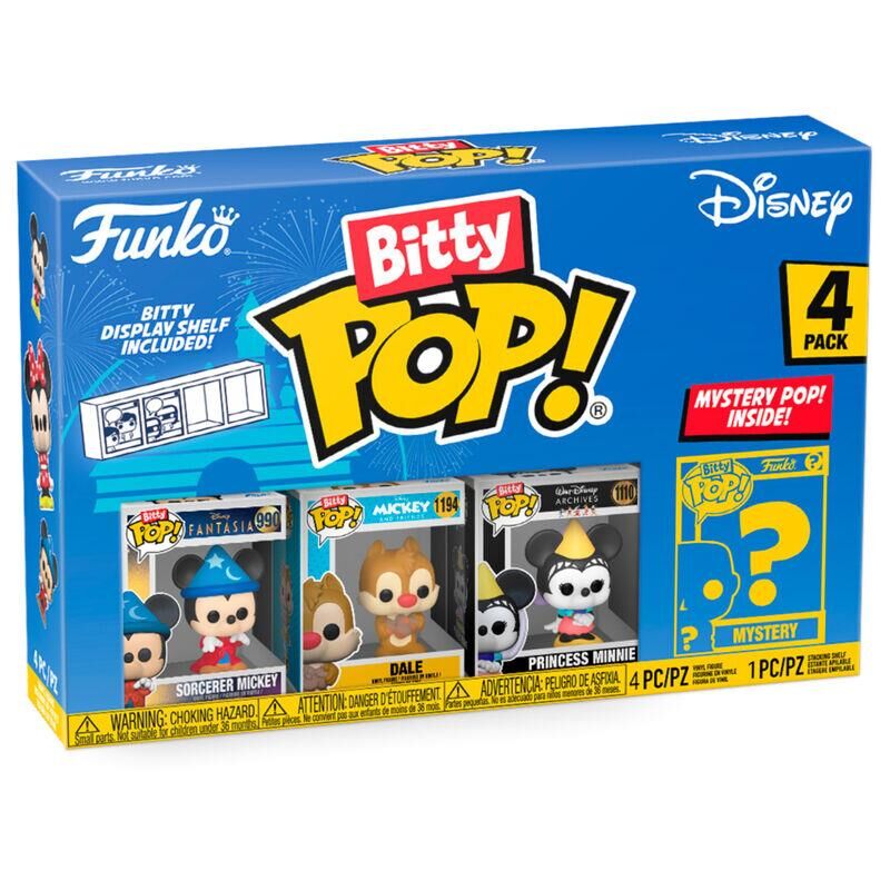 Funko Bitty Pop - Disney Sorcerer 4'lü Set