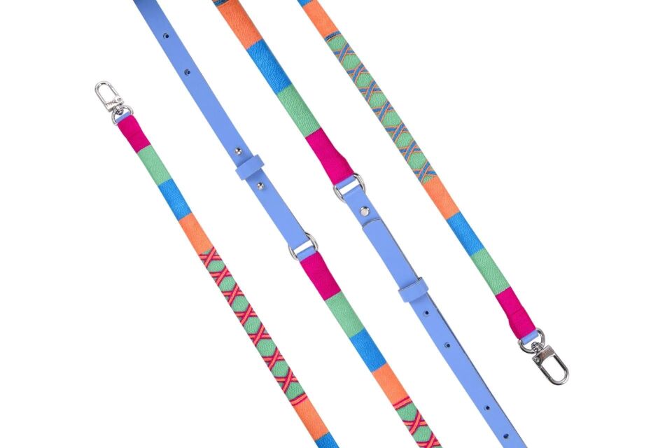 Hippi Ayarlanabilir Yassı Deri Telefon ve Çanta Uyumlu Askı 115 cm-130 cm