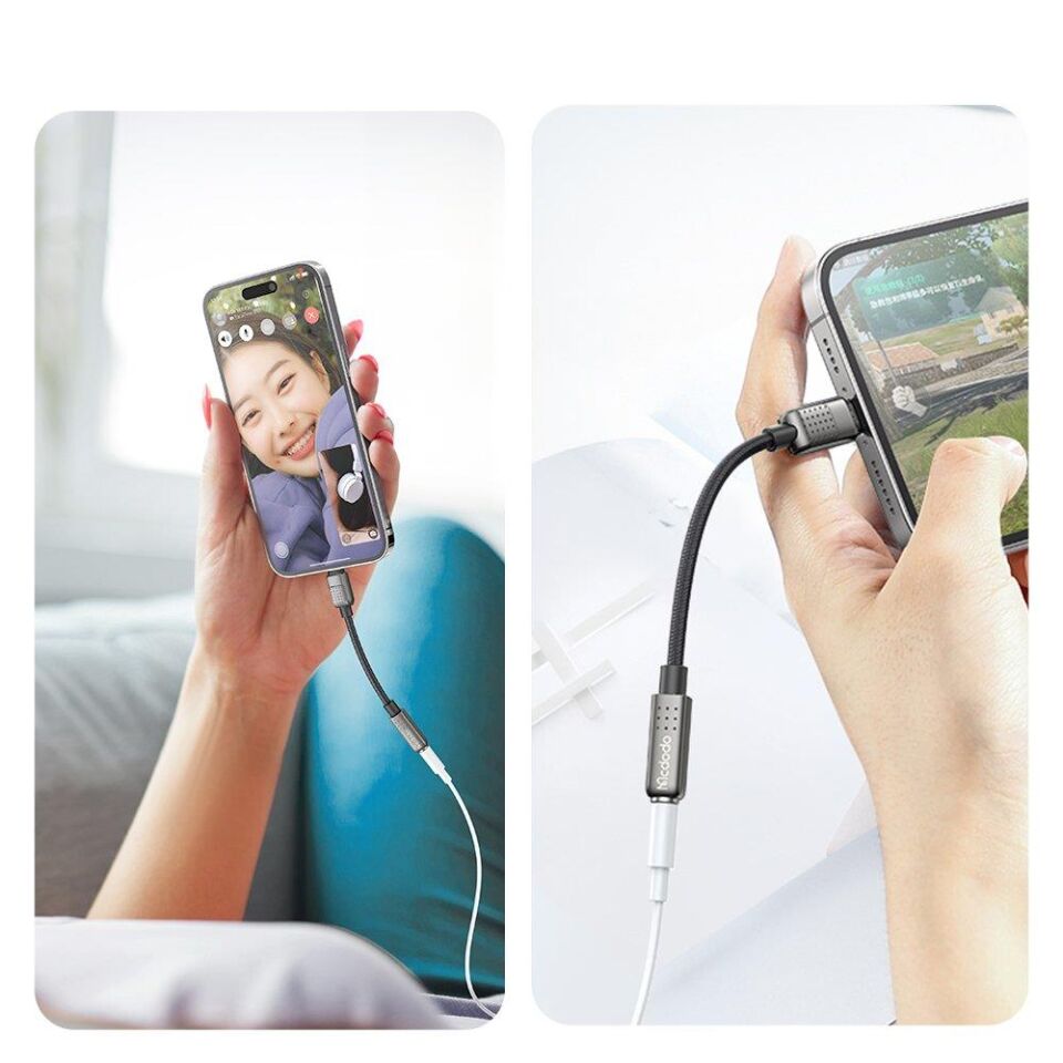 Mcdodo CA-5010 Lightning to DC 3.5mm Dönüştürücü Ses Kablosu