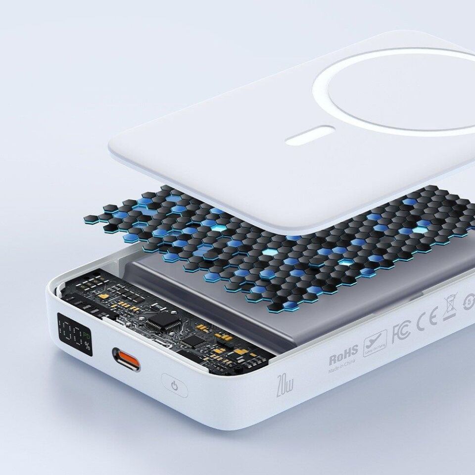 Mcdodo Mc-5100 10000 Mah 20W Manyetik Kablosuz Powerbank