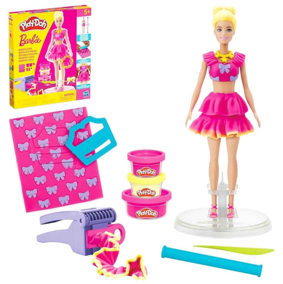 Play Doh Barbie Fırfırlar ve Fiyonklar seti G31566