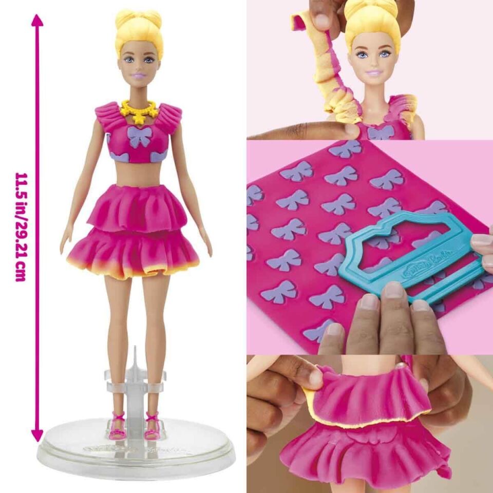 Play Doh Barbie Fırfırlar ve Fiyonklar seti G31566