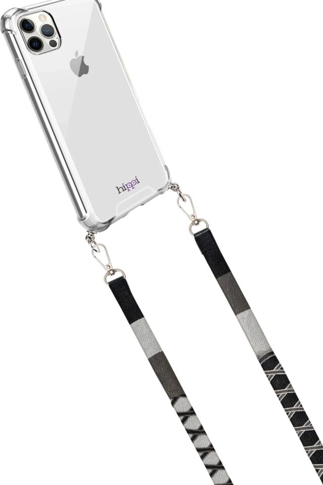 Hippi El Örgüsü Yassı Telefon ve Çanta Askısı 110 cm Raspberry