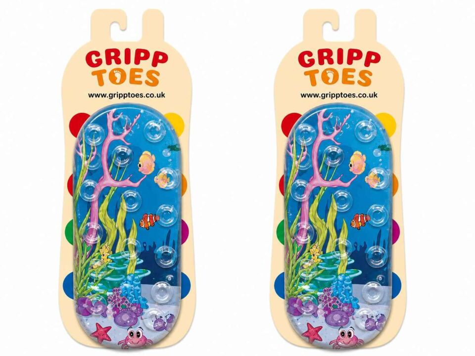 GrippToes Kaymaz Damla Tabanlı Deniz&Havuz Çorabı 5-7 yaş  (27-29) X1