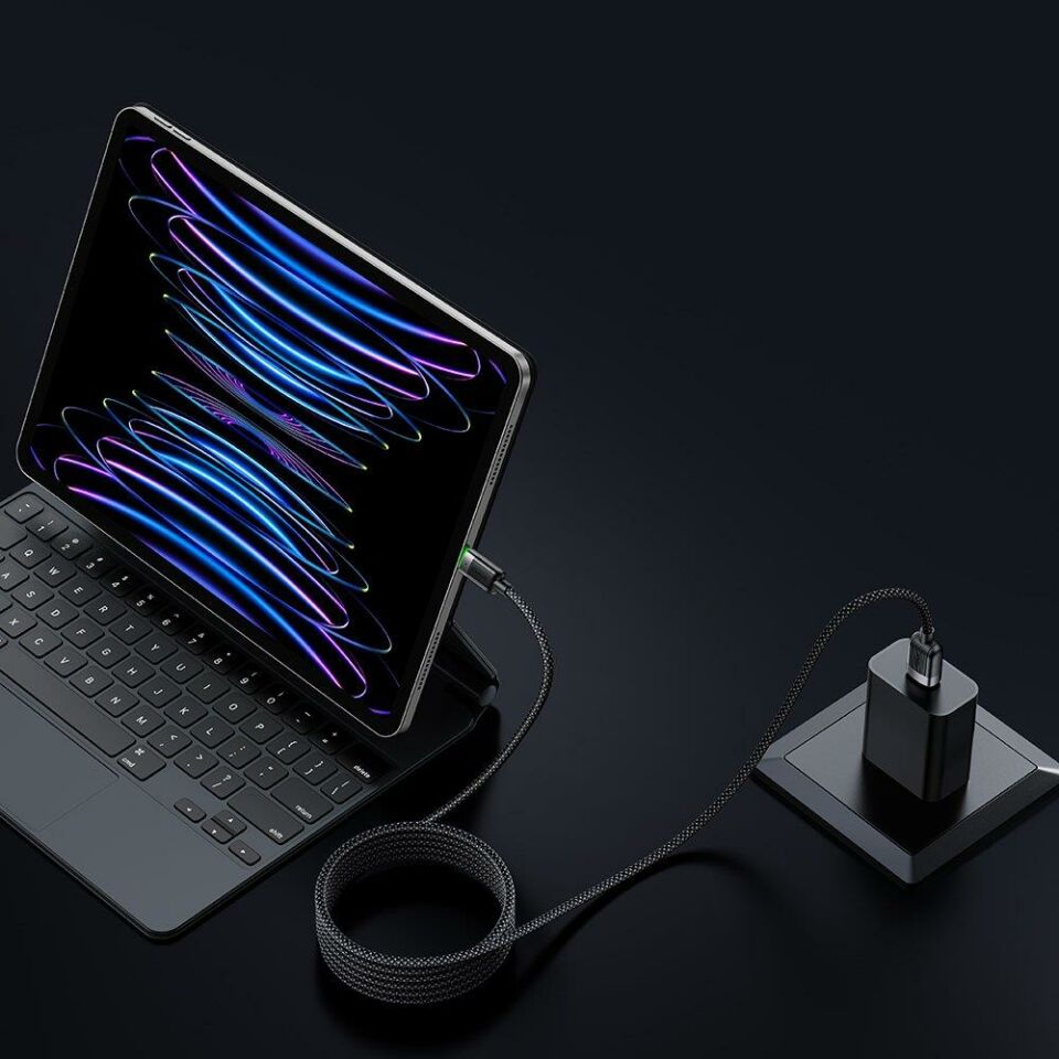 Mcdodo Ca-6000 1.2 M Usb-A To Lightning 3A Manyetik Sarılabilir Kablo