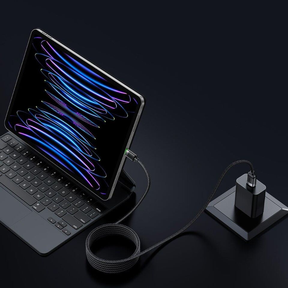 Mcdodo Ca-6000 1.2 M Usb-A To Lightning 3A Manyetik Sarılabilir Kablo