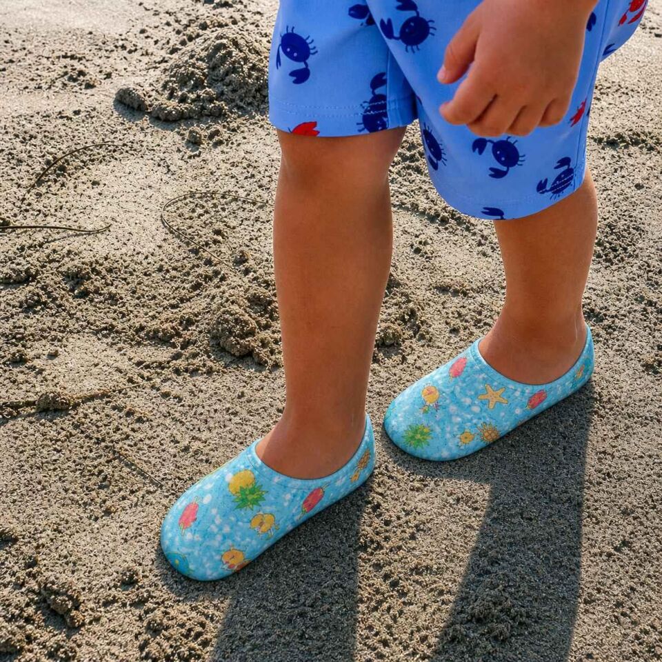GrippToes Kaymaz Damla Tabanlı Deniz&Havuz Çorabı 7-9 yaş  (30-32) B2