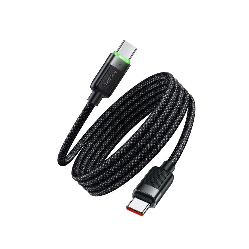 Mcdodo Ca-2000 60W Usb-C To Usb-C Manyetik Sarılabilir Kablo - 1.2 M Siyah