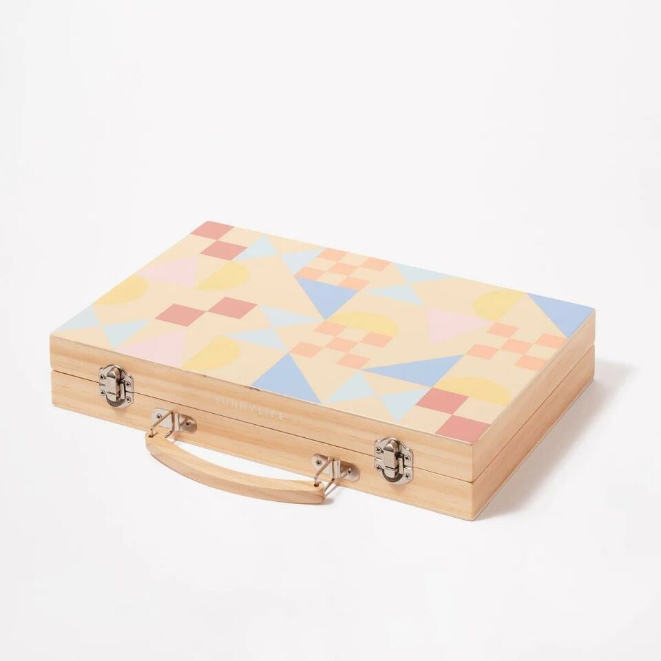 SunnyLife Sunny Life Ahşap Tavla Takımı