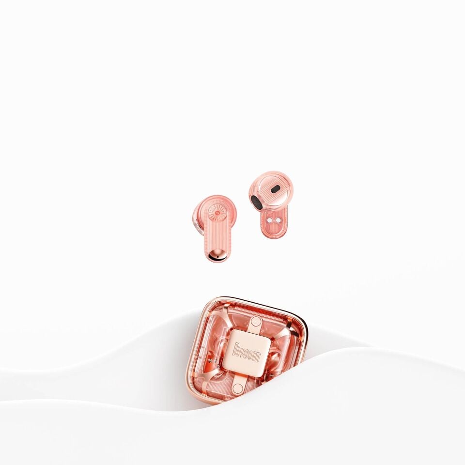 Divoom Spark Air TWS Bluetooth Kulak içi Kulaklık Pembe