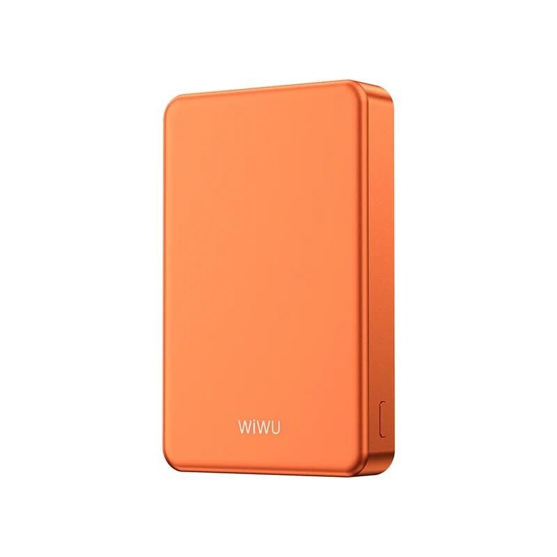 Wiwu P15 LED Işık Göstergeli Ultra İnce PD 20W Kablosuz Powerbank 5000mAh 15W