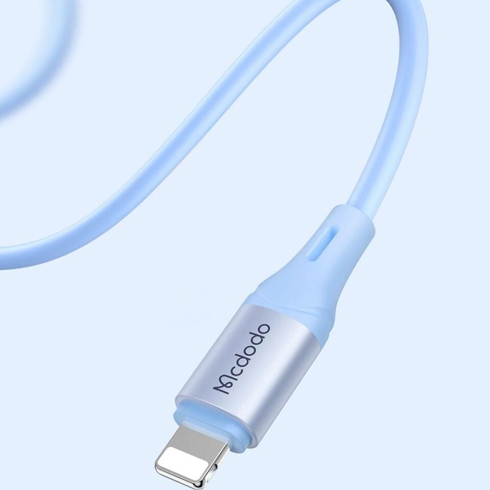 Mcdodo CA-1834 36W Lightning Hızlı Data ve Şarj Kablosu 1.2m Mavi
