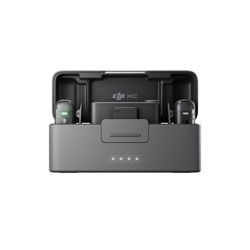 DJI Mic 2 (2 TX + 1 RX) Wireless Kablosuz Mikrofon Seti