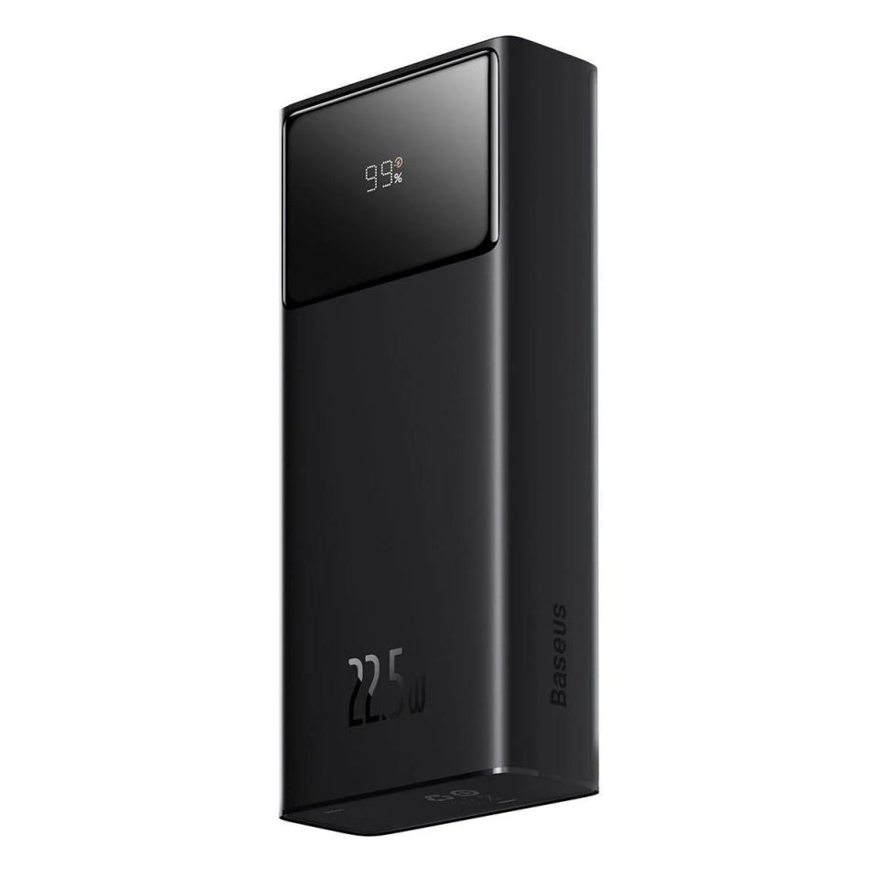Baseus Star-Lord 22.5W 20.000 MAh Dijital Ekranlı Powerbank Siyah