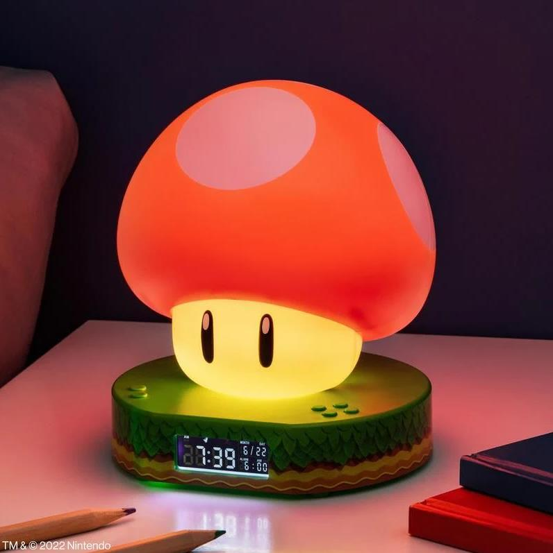 Paladone Super Mario Mushroom Digital Saat Alarm