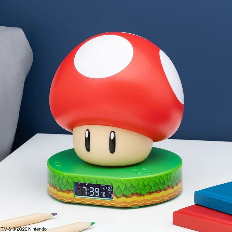 Paladone Super Mario Mushroom Digital Saat Alarm