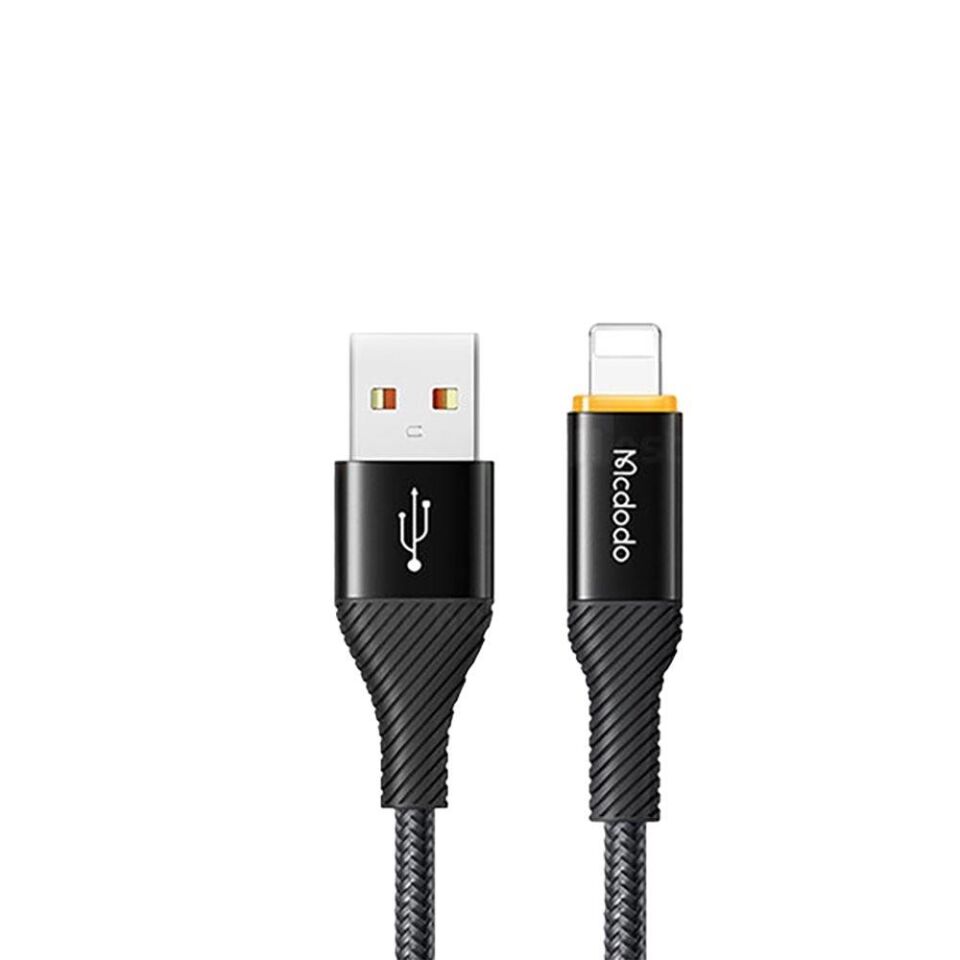 Mcdodo CA-2370 Lightning Power Off Hızlı Data/Şarj Kablosu 1.2m - Siyah