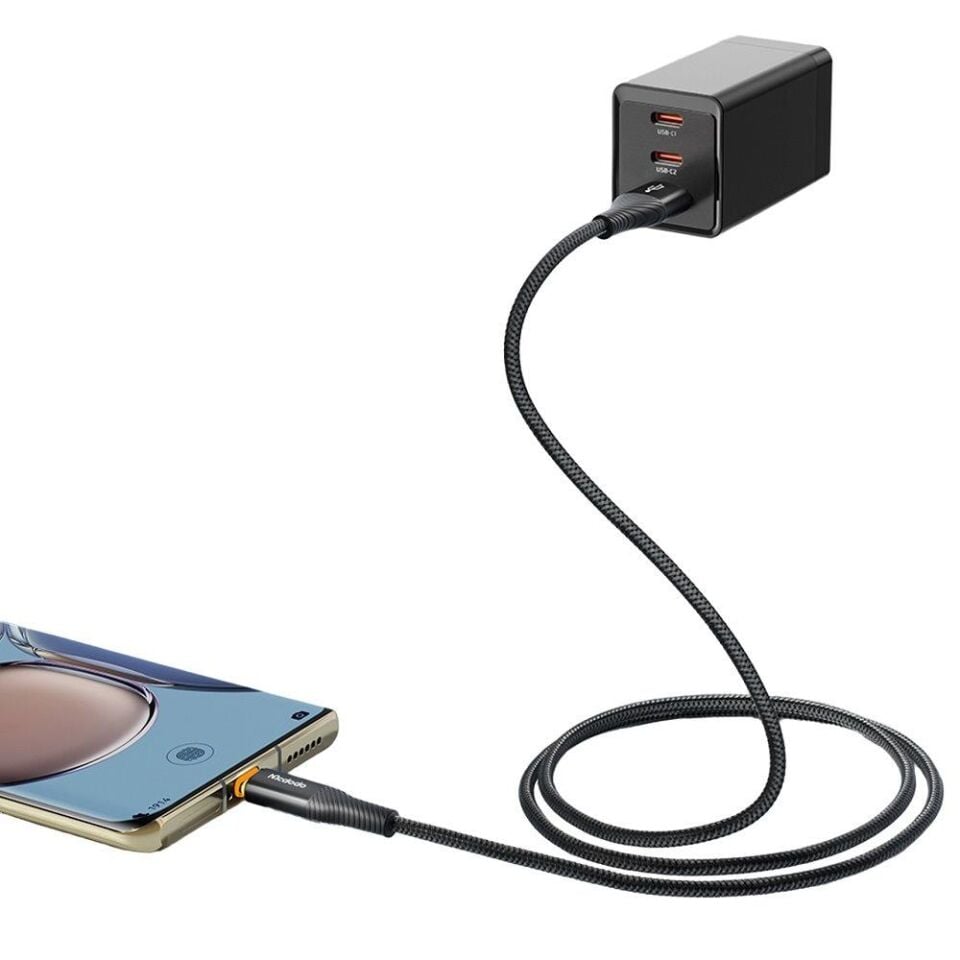 Mcdodo CA-2370 Lightning Power Off Hızlı Data/Şarj Kablosu 1.2m - Siyah