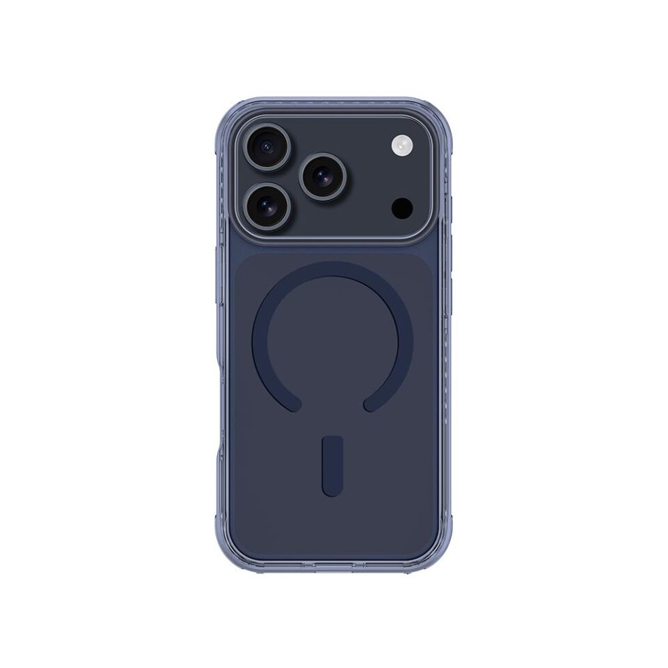 AmazingThing iPhone 17 Pro  MagSafe Şarj Özellikli Airbag Tasarımlı  Titan Pro Serisi Kılıf Mavi