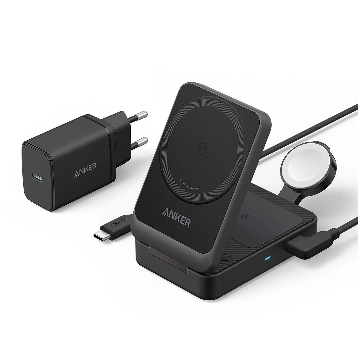 Anker MagGo Kablosuz Şarj Seti 15W B2557