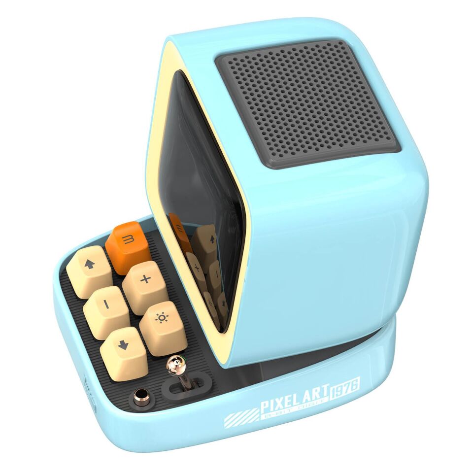 Divoom DitooPro Piksel Ekranlı Hoparlör Mavi