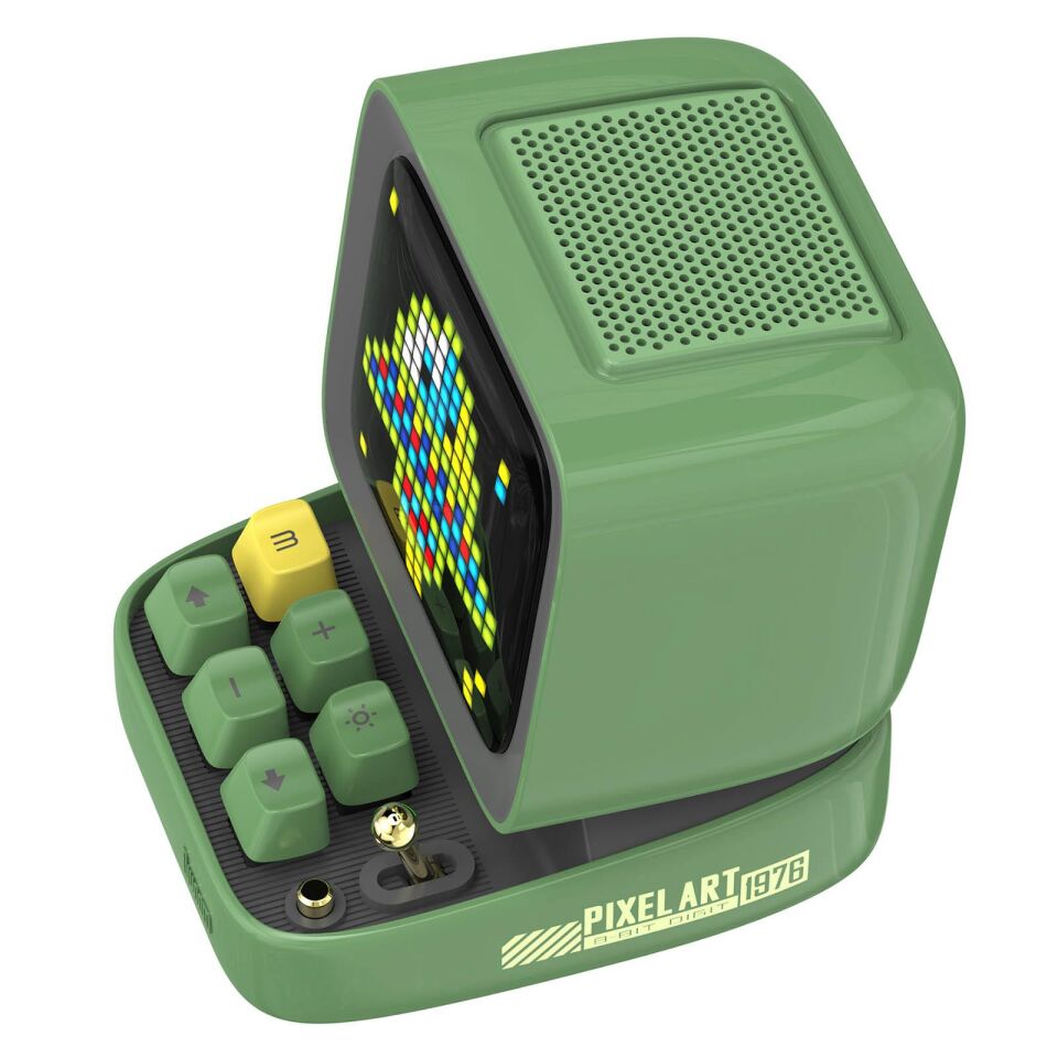 Divoom DitooPro Piksel Ekranlı Hoparlör Yeşil