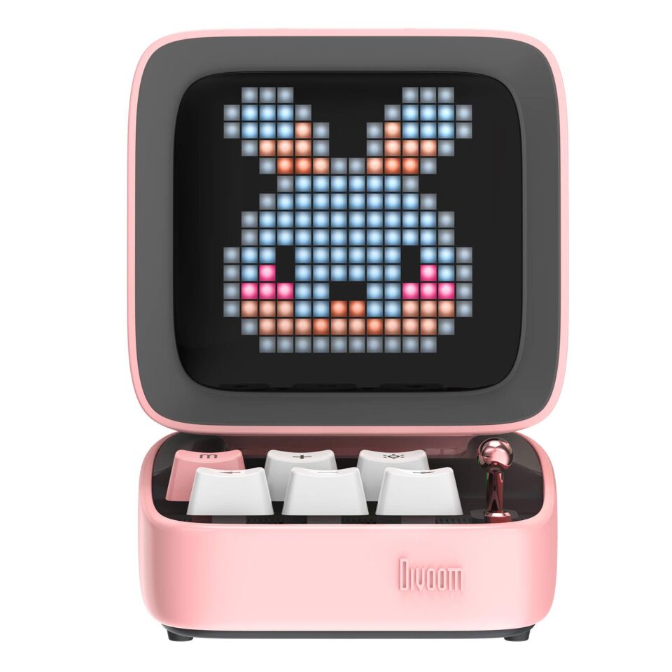 Divoom DitooMic Piksel Ekranlı Karaoke Mikrofonlu Bluetooth Hoparlör