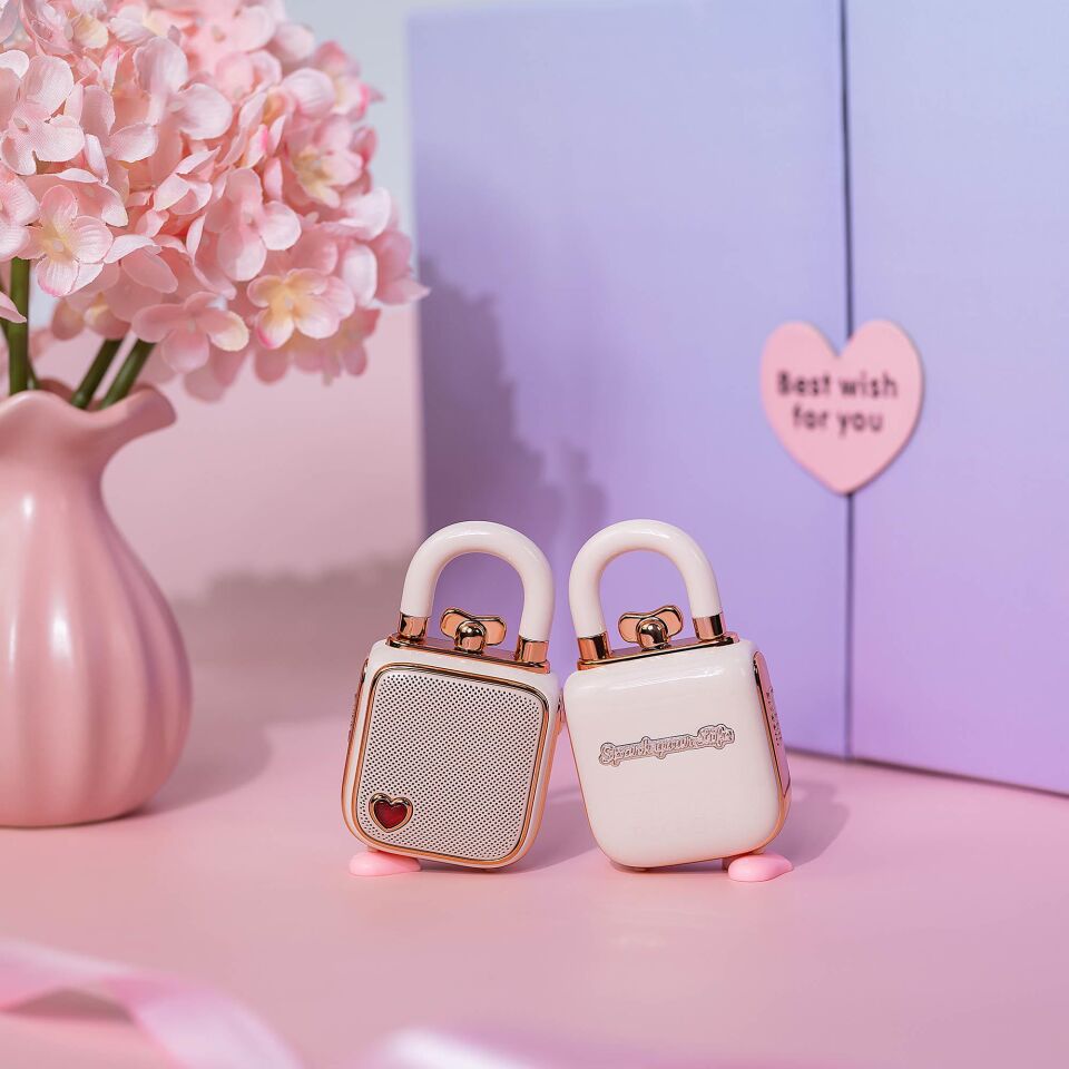 Divoom LoveLock Mini Ses Kayıt Özellikli Bluetooth Hoparlör