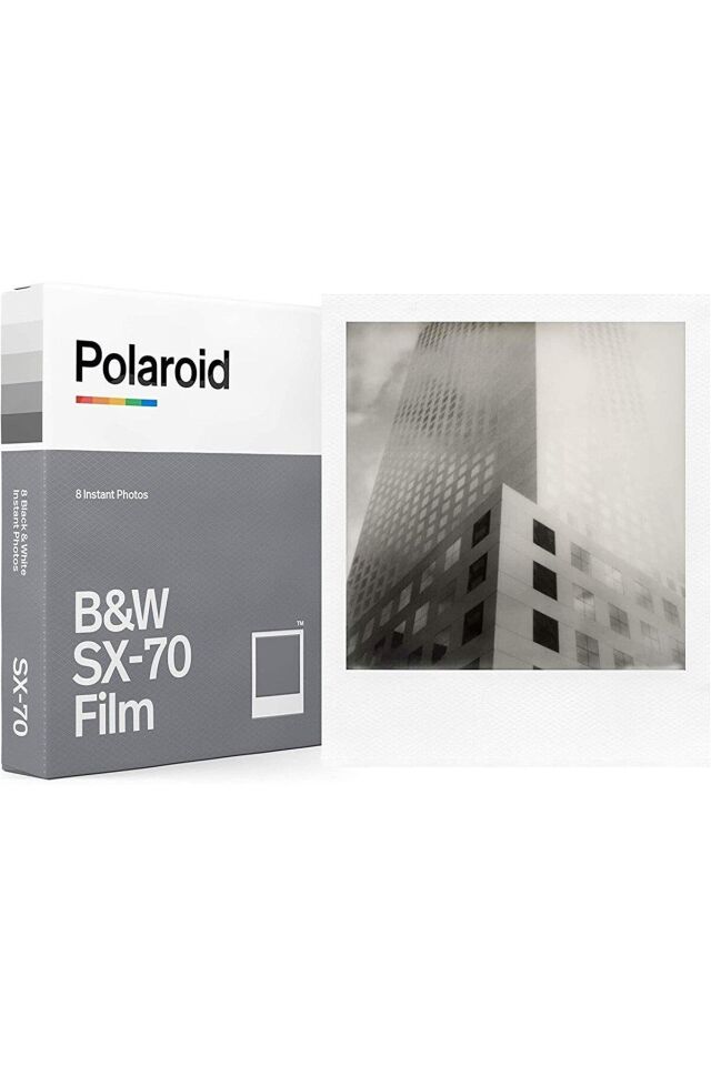 Polaroid SX70 B&W Film Pack for Polaroid SX70 Cameras-8 Shots