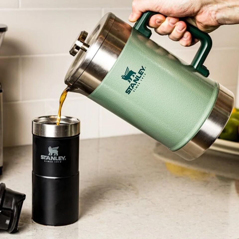 Stanley Klasik French Press Termos 1.4 Lt Yeşil