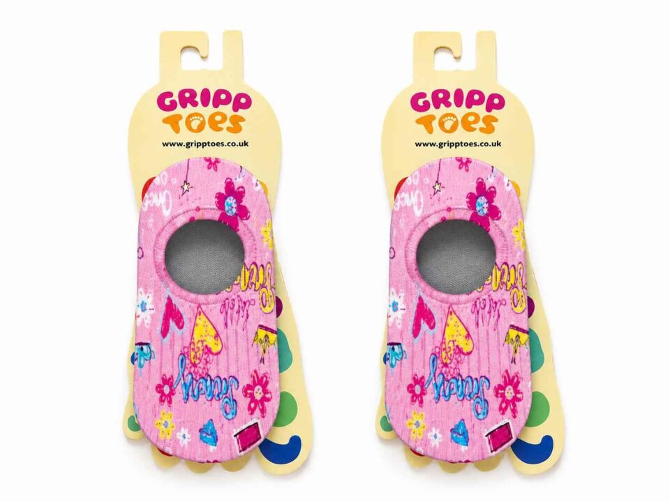 GrippToes Kaymaz Damla Tabanlı Deniz&Havuz Çorabı 9-11 yaş  (33-35) E1