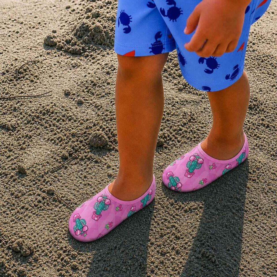 GrippToes Kaymaz Damla Tabanlı Deniz&Havuz Çorabı 9-11 yaş  (33-35) E2
