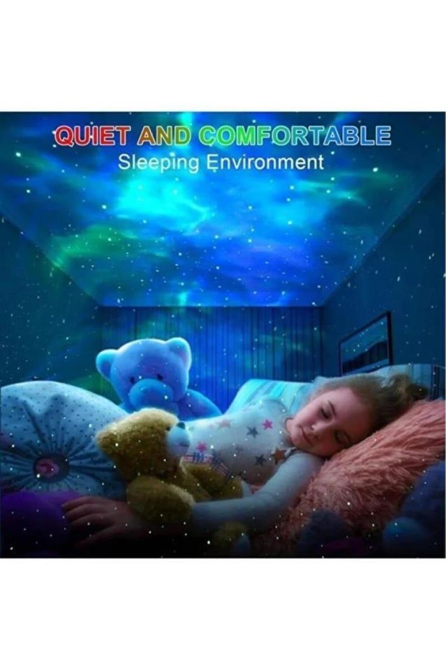 Torima Astronot Işıklı Galaksi Samanyolu Projektör Gece Lambası