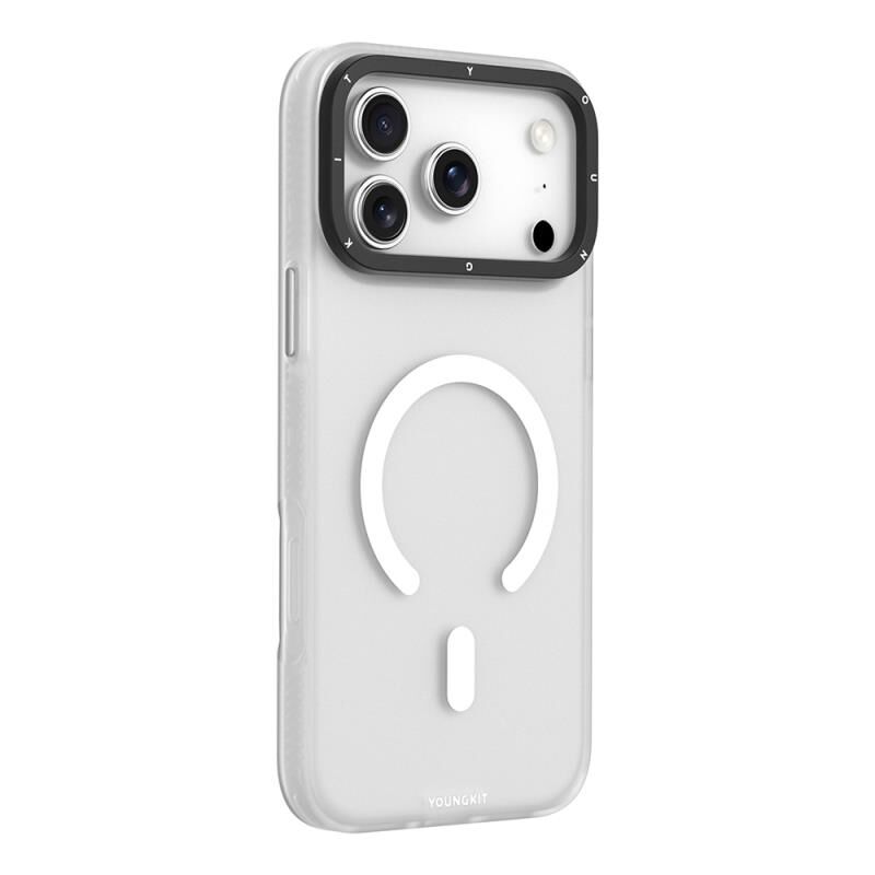 Youngkit  iPhone 17 Pro Max Magsafe Şarj Özellikli  Hidden Sand Serisi Kılıf Turuncu