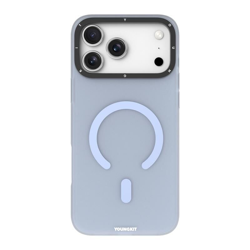 Youngkit  iPhone 17 Pro Max Magsafe Şarj Özellikli  Hidden Sand Serisi Kılıf Mavi
