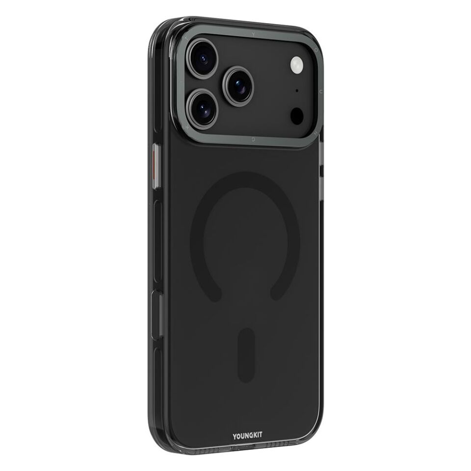 Youngkit iPhone 17 Pro Max  Magsafe Şarj Özellikli Şeffaf Youngkit Crystal Shield Serisi Kılıf Şeffaf