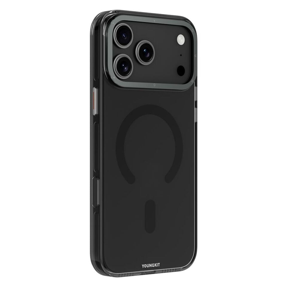 Youngkit iPhone 17 Pro Max  Magsafe Şarj Özellikli Şeffaf Youngkit Crystal Shield Serisi Kılıf