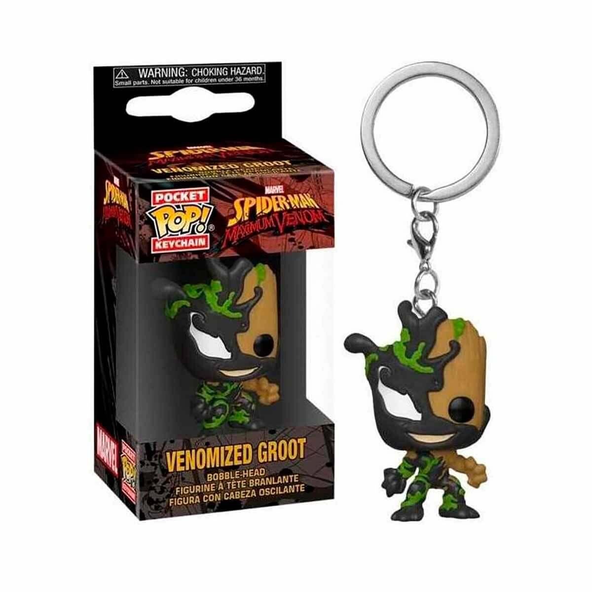 Funko POP! Marvel Venomized Groot Keychain Spider-Man