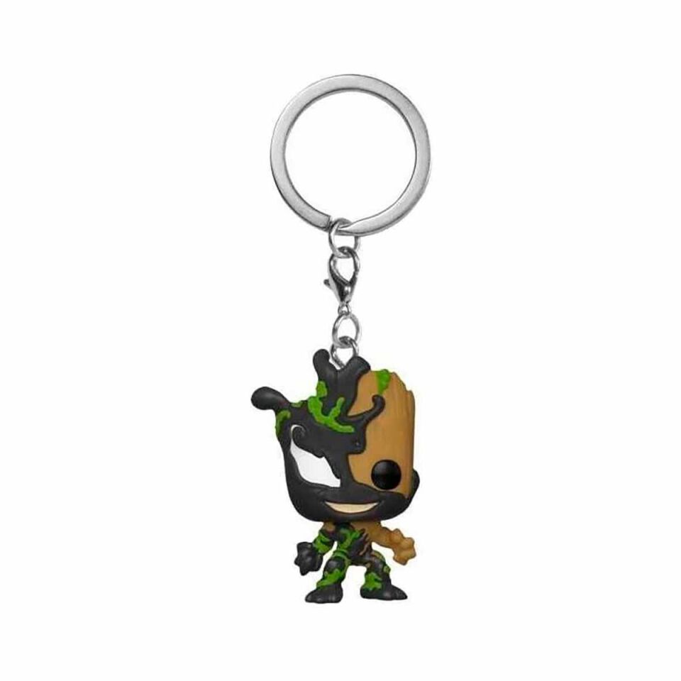 Funko POP! Marvel Venomized Groot Keychain Spider-Man