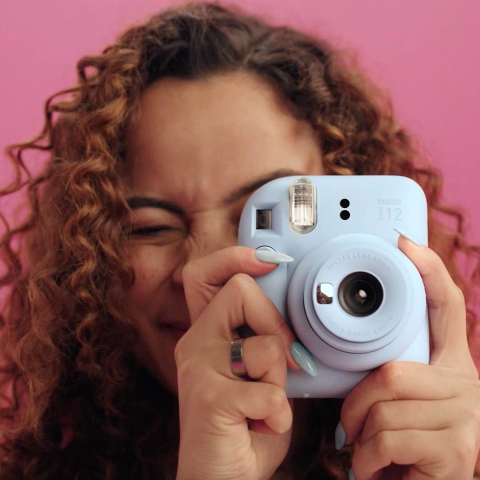 İnstax mini 12 Fotoğraf Makinesi Mavi