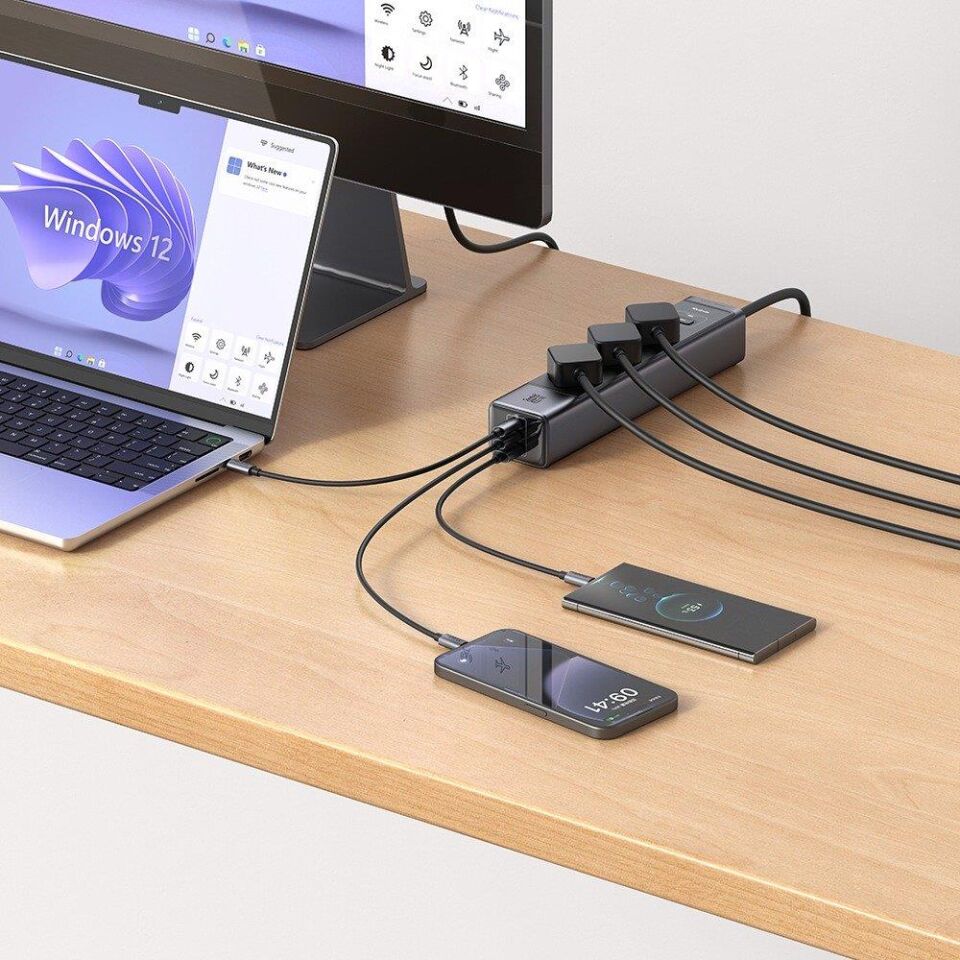 Mcdodo CP-0620 6'sı 1 arada GaN 30W Hızlı Şarj Cihazı 2C1A