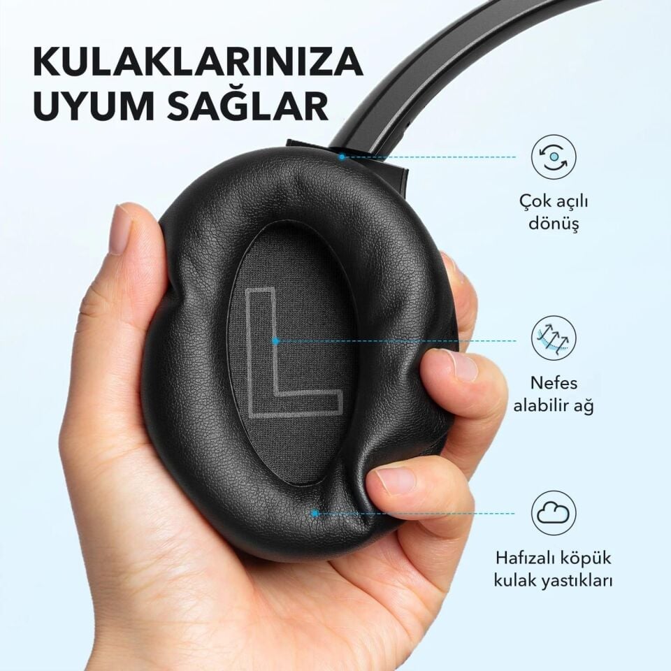 Anker Soundcore Q21i NC Kulak Üstü Bluetooth Kulaklık