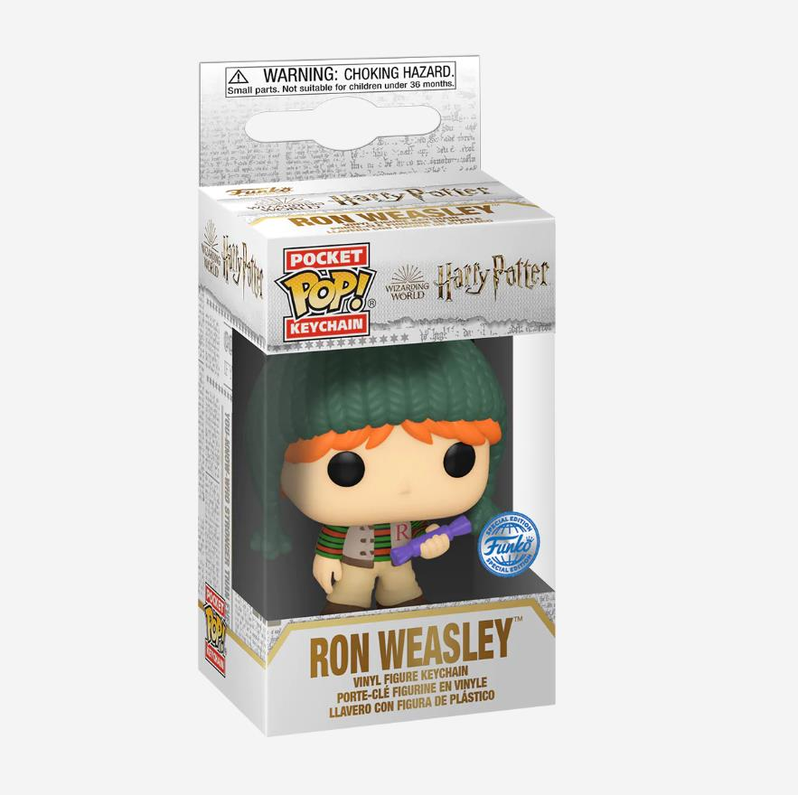 Funko Pop Anahtarlık Figür: Harry Potter - Holiday- Ron Özel Seri