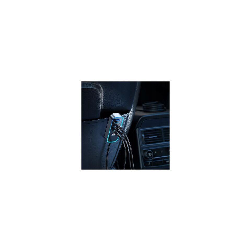 Mcdodo CC-1900 107W 4xUSB + 1xType-C Dijital Ekranlı Araç Şarj Cihazı