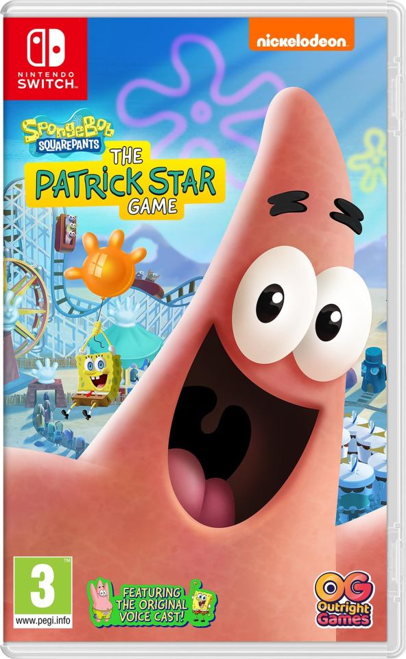 Nintendo Switch Sponge Bob Squarepants The Patrick Star Game Oyun