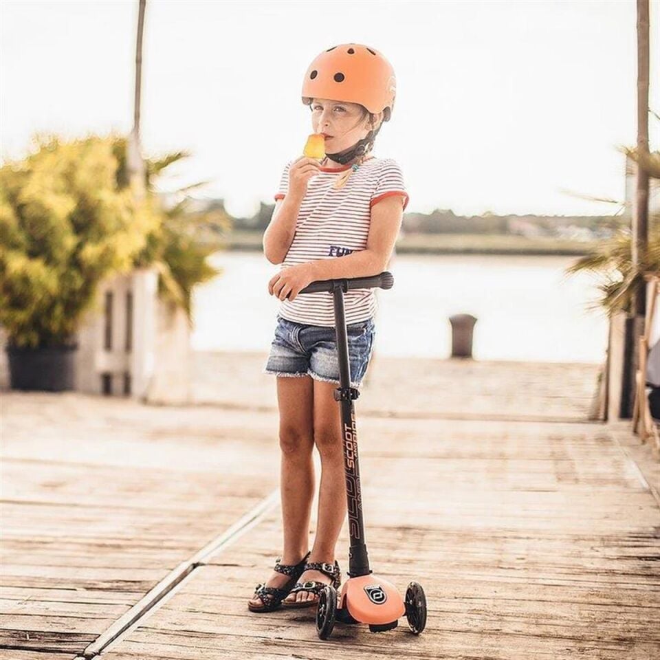 Scoot And Ride Helmet Çocuk Kaskı S-M 51-55 cm Açık Gri
