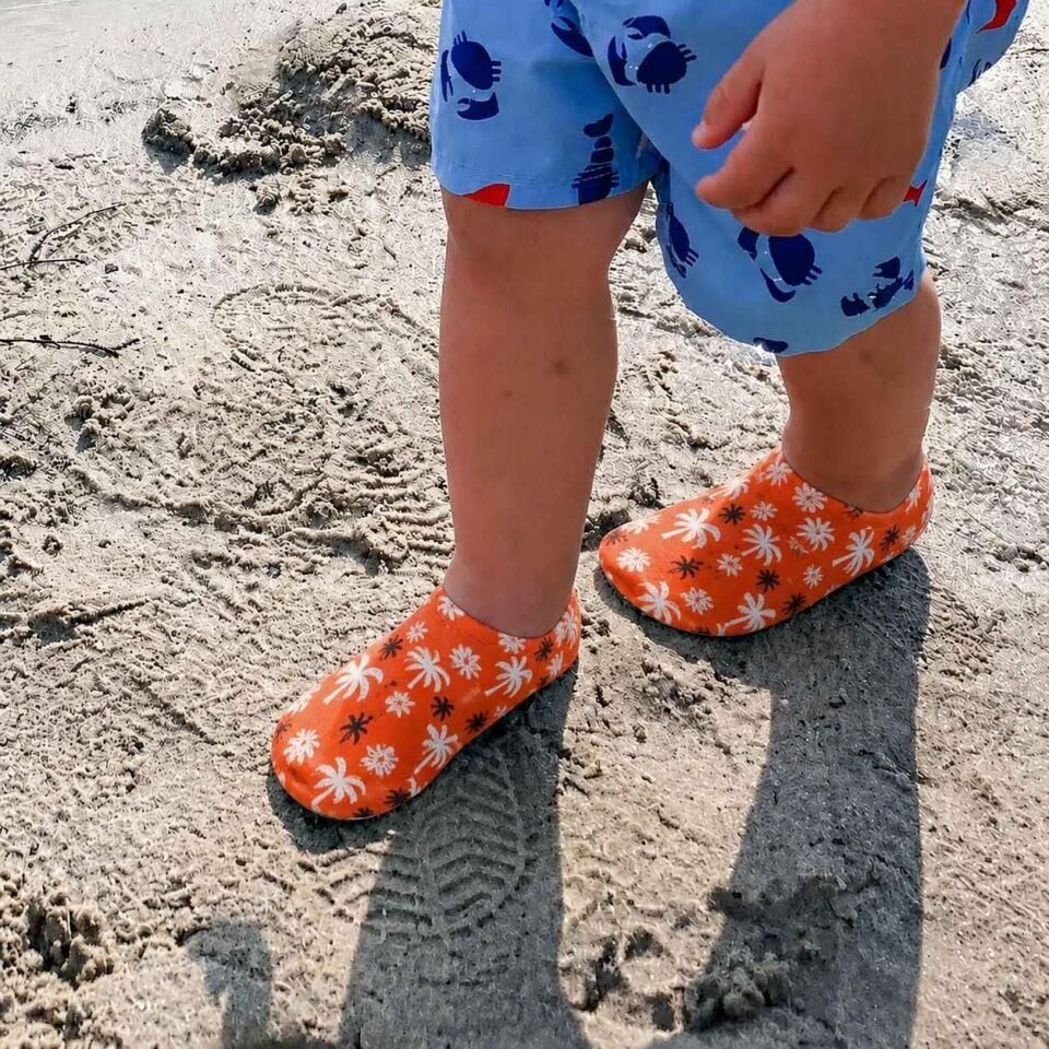 GrippToes Kaymaz Damla Tabanlı Deniz&Havuz Çorabı  L2 Çok Renkli - 24-26