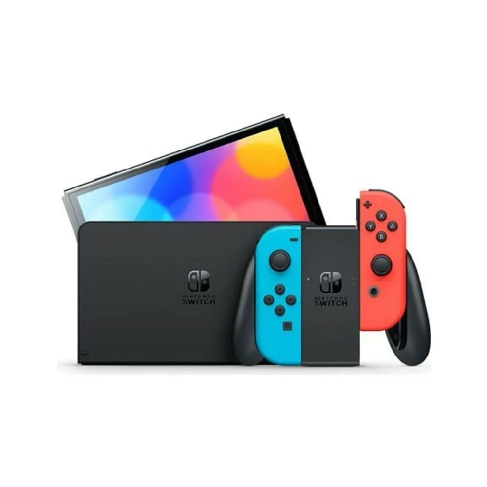 Nintendo Switch OLED Yeni Nesil Konsol Kırmızı/Mavi 64GB