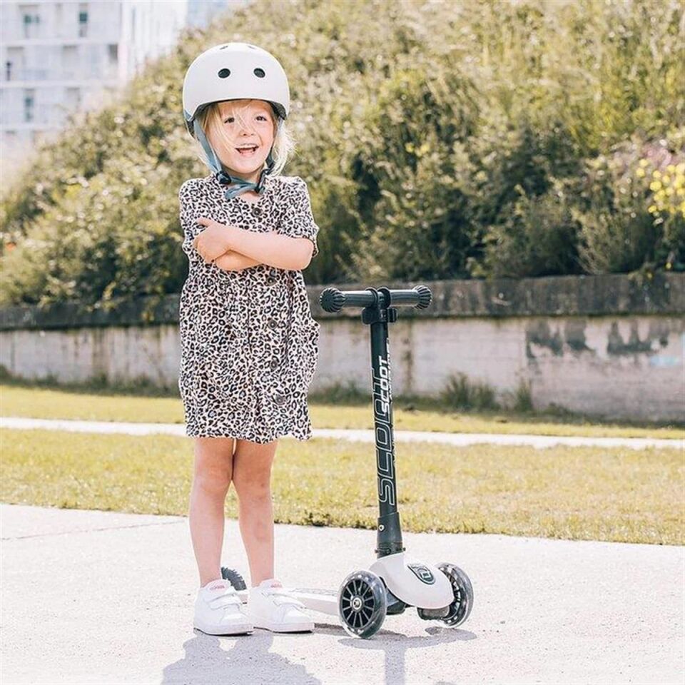 Scoot And Ride Helmet Çocuk Kaskı S-M 51-55 cm Açık Gri